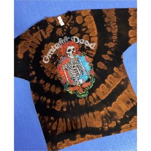 Grateful Dead Custom Bleach Dye Tee
